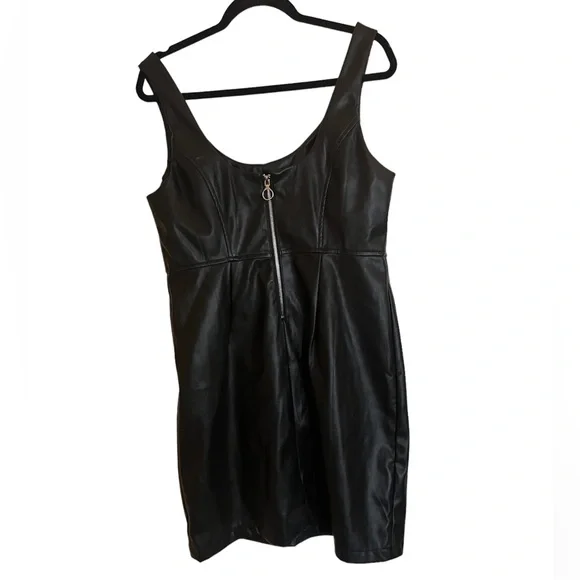 Forever 21 pleather dress - Picture 3 of 4
